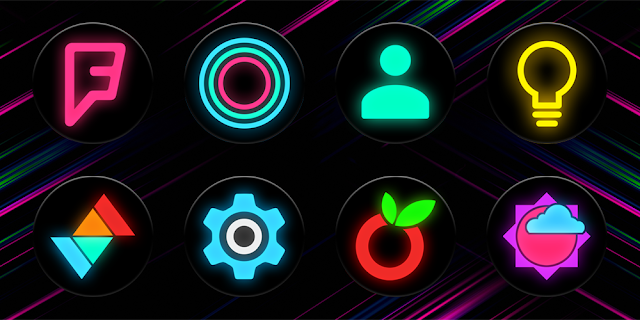 (Neon Glow C - Icon Pack v4.9.3 (Patched