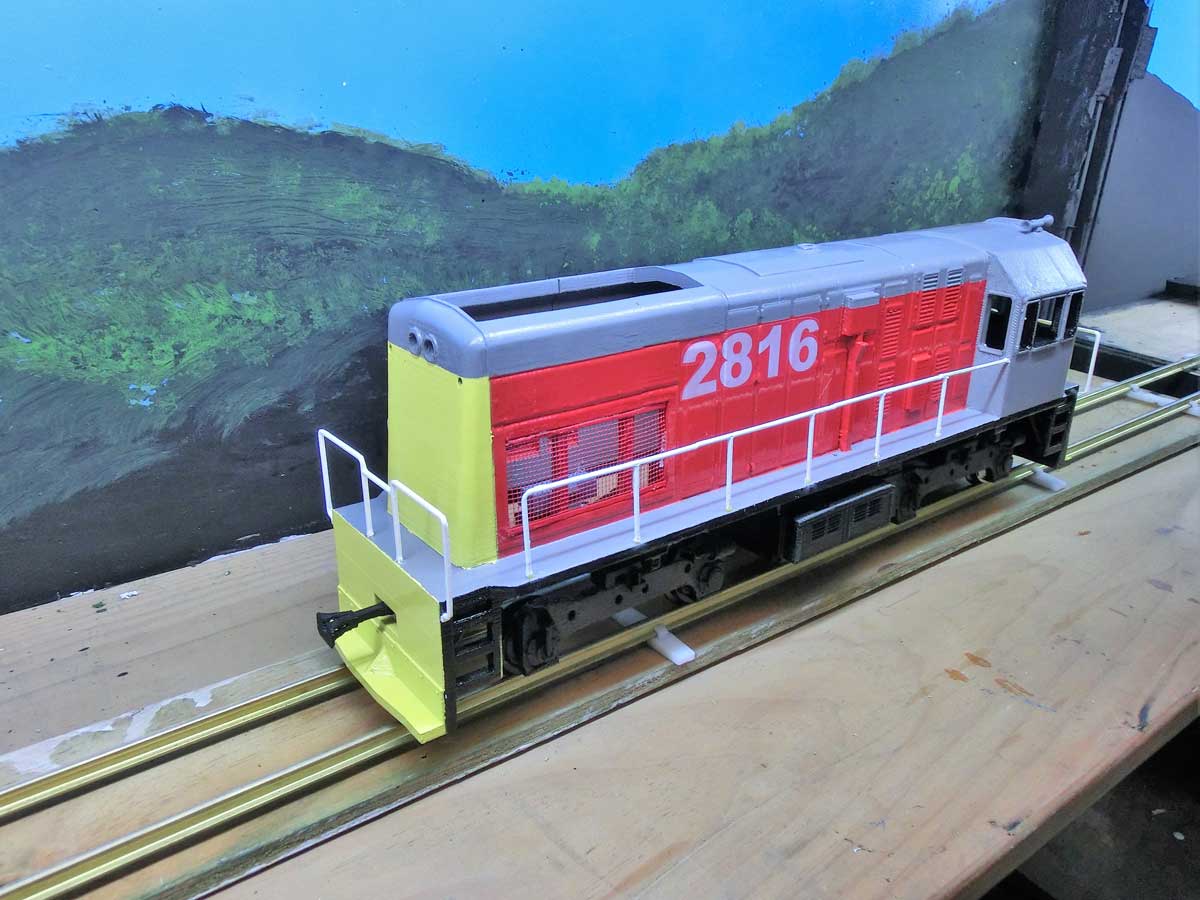 New Zealand Railway Models (Kiwi Trains) 124 3D Printed GE U10b (NZR
