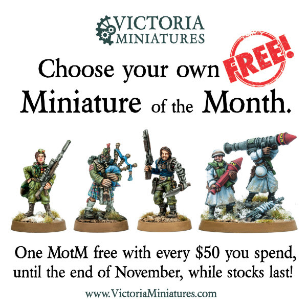 Tabletop Fix Victoria Miniatures New Special Offers