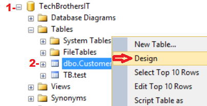 Welcome To TechBrothersIT: How to Add or Drop Column by using GUI in ...
