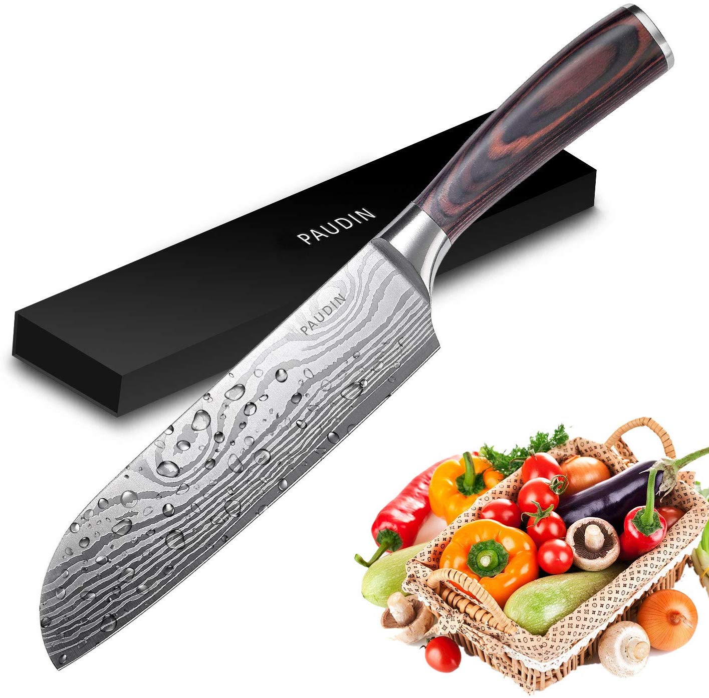 Santoku Knife ( 7 inch Multifunctional Asian Knife)