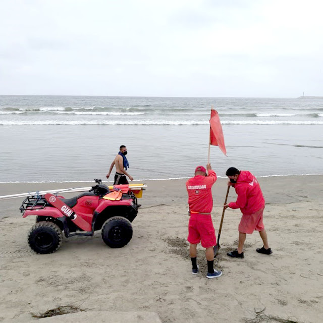 Cerraron playa del Conalep en Ensenada