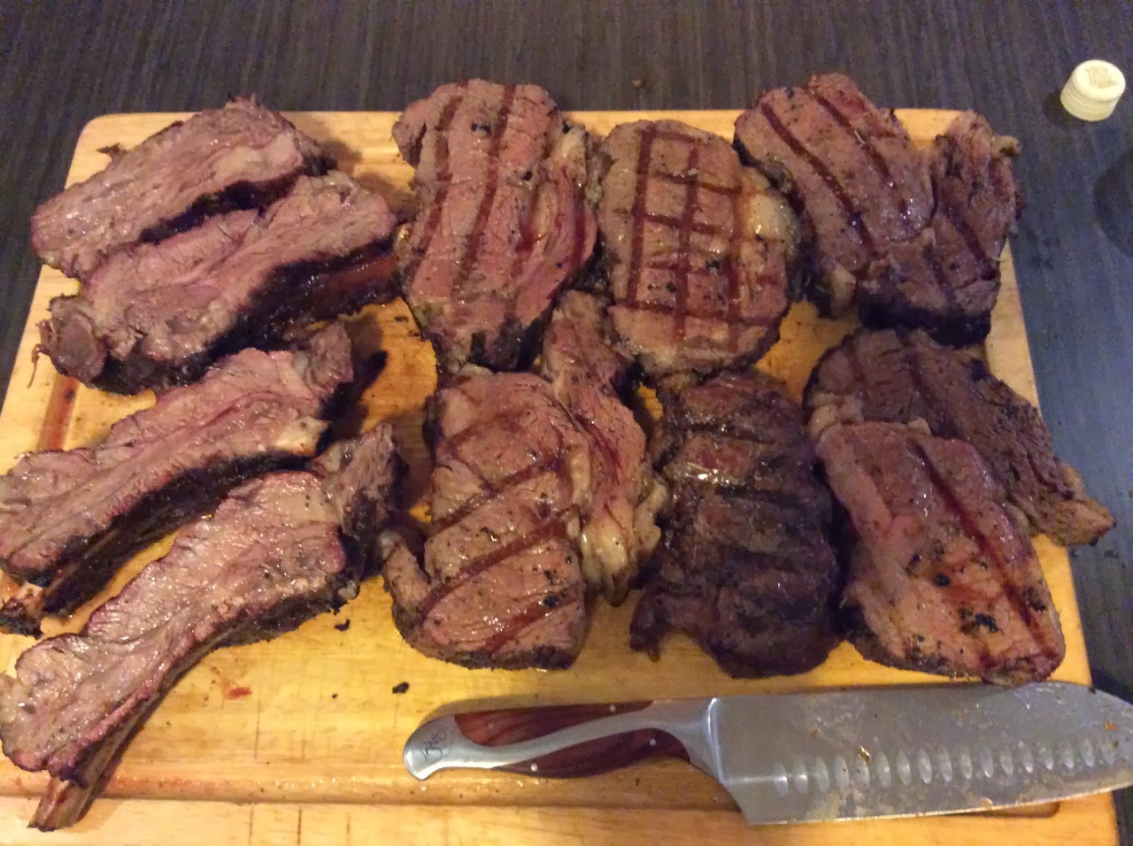 prime rib seared with beef ribs