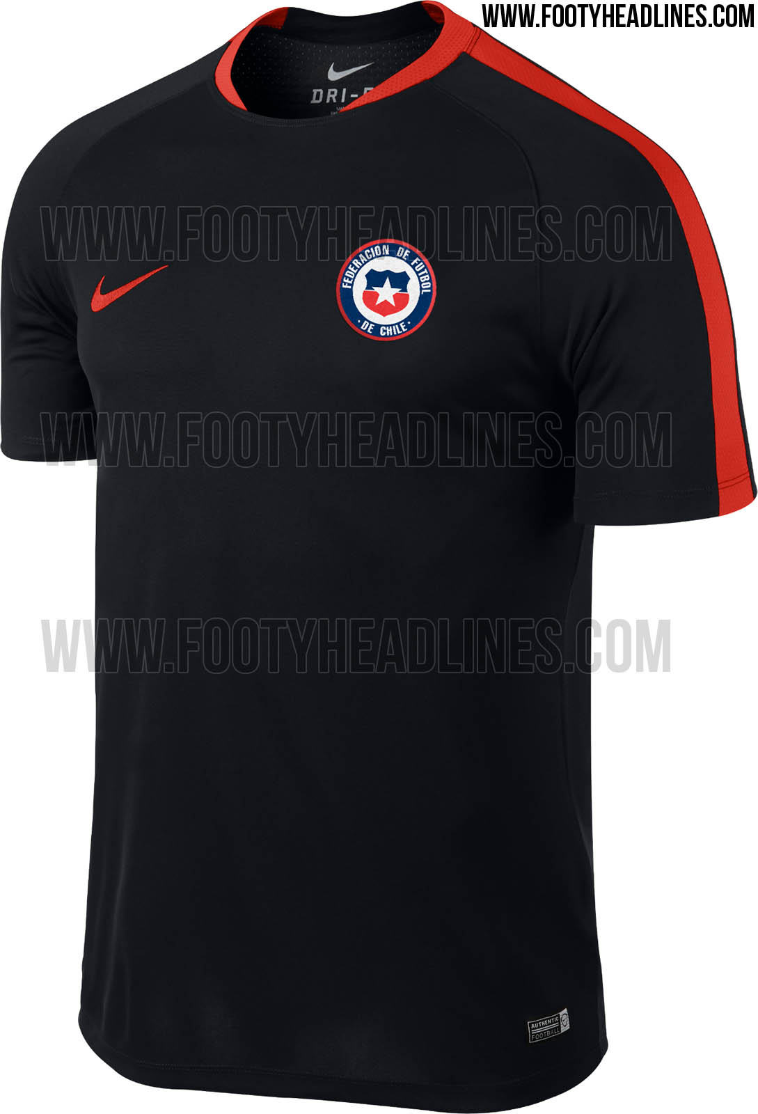 Nike Chile 201516 Training Kits Leaked Footy Headlines