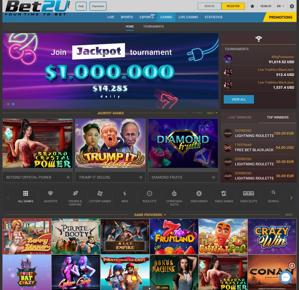 Bet2u Promo Code