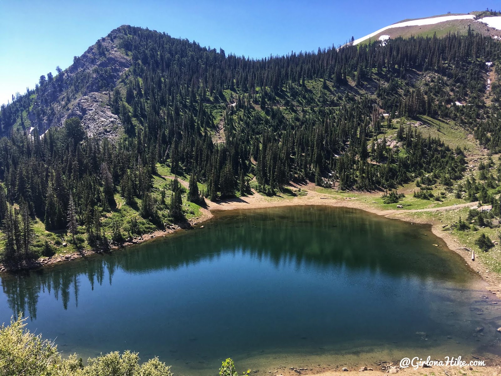 Hiking to the Smith Creek Lakes, Wasatch Mountains Girl on a Hike
