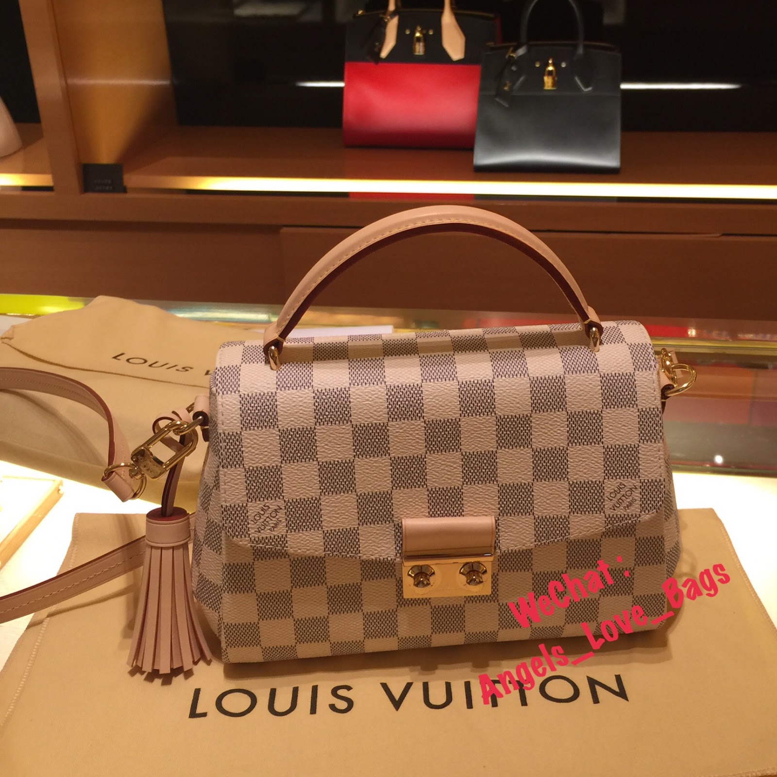 Angels Love Bags - The Fashion Buyer: LOUIS VUITTON Croisette Damier Azur