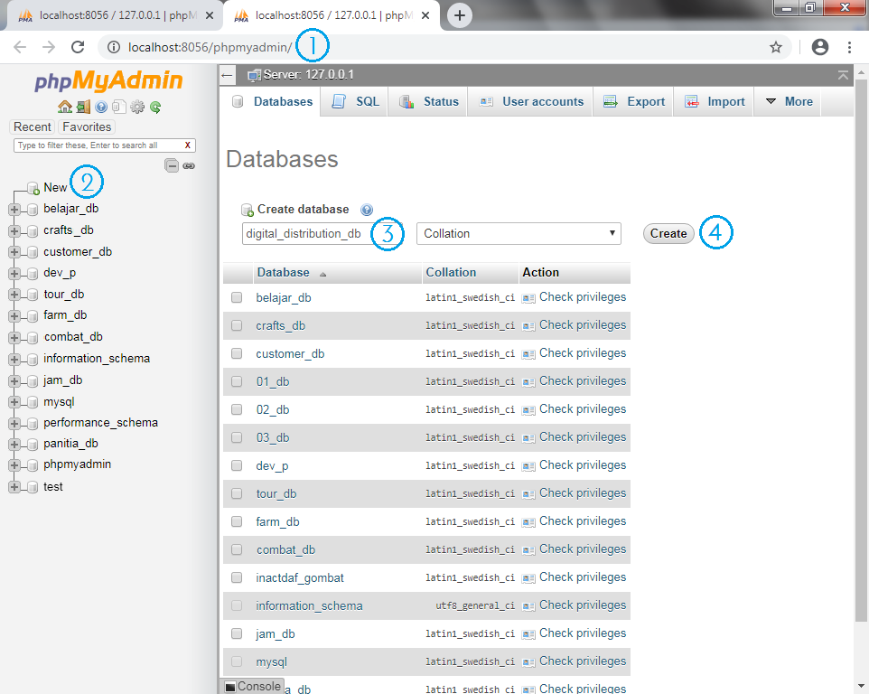 Tutorial Membuat Database Menggunakan MYSQL PHPMYADMIN Tanpa Coding ...