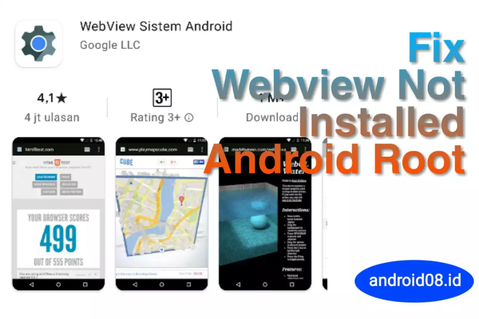 Solusi Tidak Bisa Instal Webview di Android (Root)