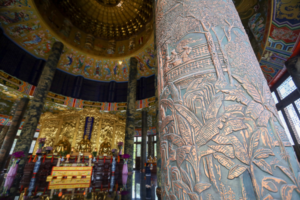 「一貫道祖師紀念館白陽聖廟」世界最高銅鑄圓頂建築天壇在台中
