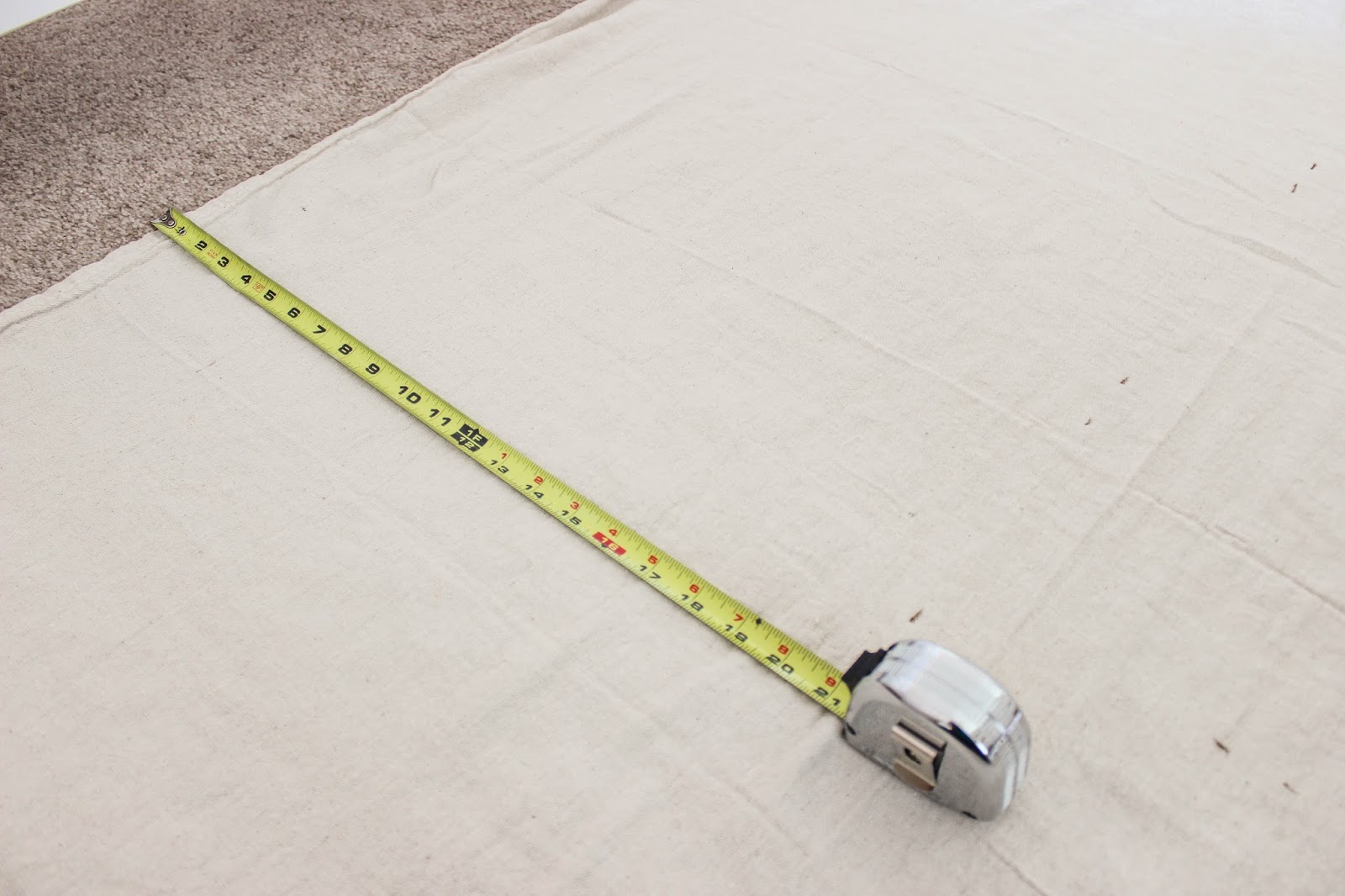 No Sew Drop Cloth Crib Skirt Delightfully Noted