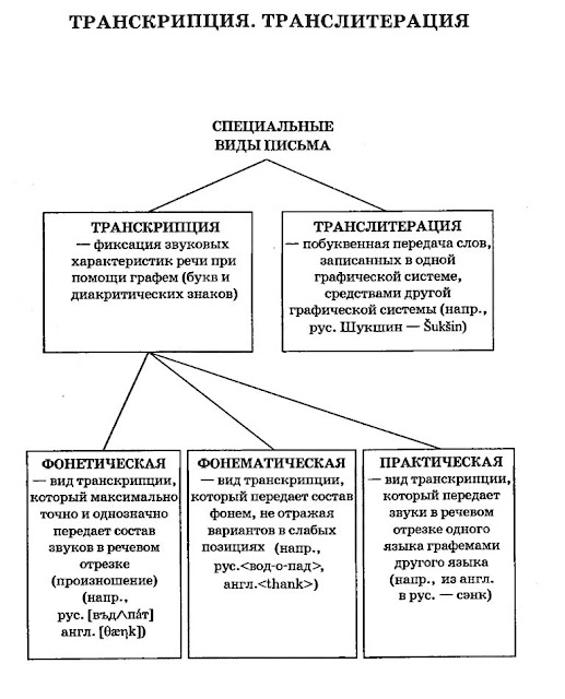 Фонетика русского языка таблица звуков