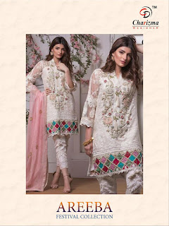 Charizma Areeba festival collection pakistani Suits