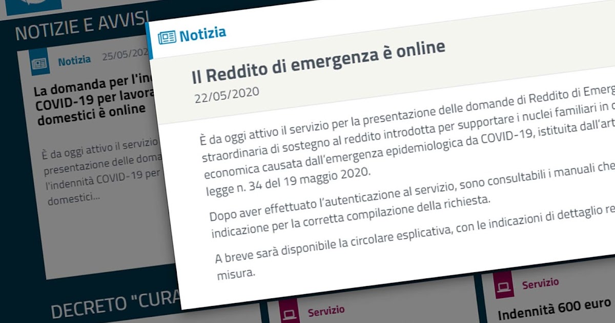 Reddito di emergenza 2020 requisiti per poterlo richiedere