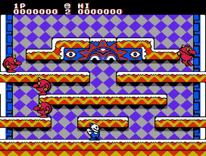 🕹️ Play Retro Games Online Snow Bros. (NES)
