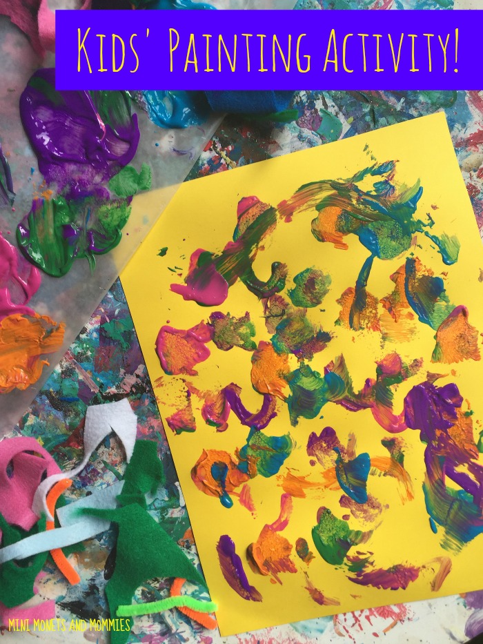 Mini Monets and Mommies: Kids' Painting Art Activities: Without a Brush!