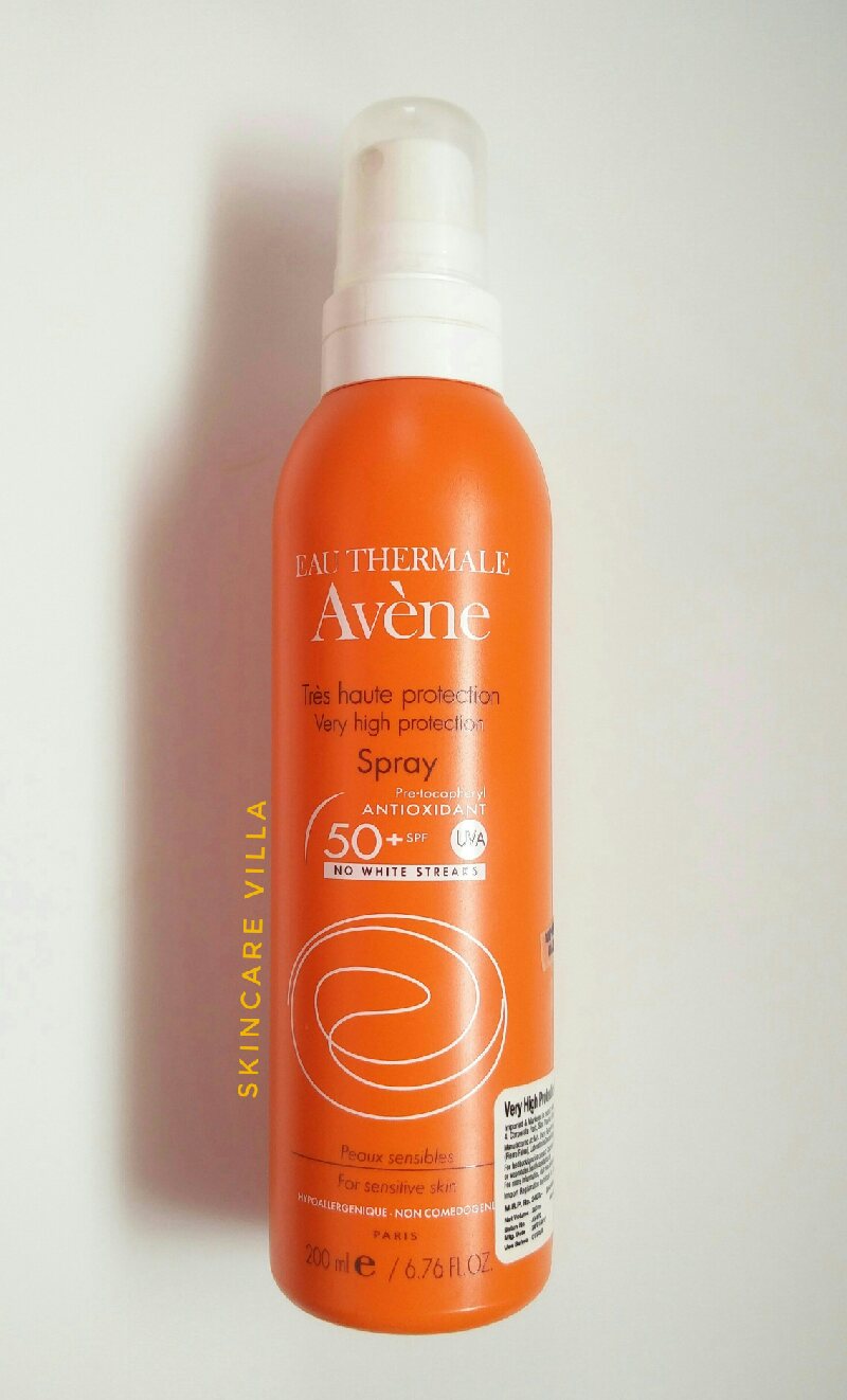 Avène Very High Protection Spray SPF 50+ Review Skincare Villa