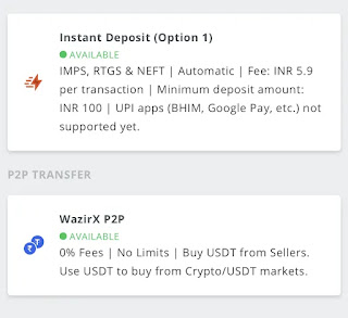 wazirx deposit