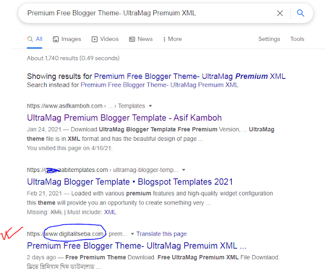 Premium Free Blogger Theme