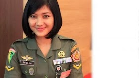 Jadi Sorotan, Tentara Cantik Ajudan Gatot Nurmantyo Ternyata Model TNI