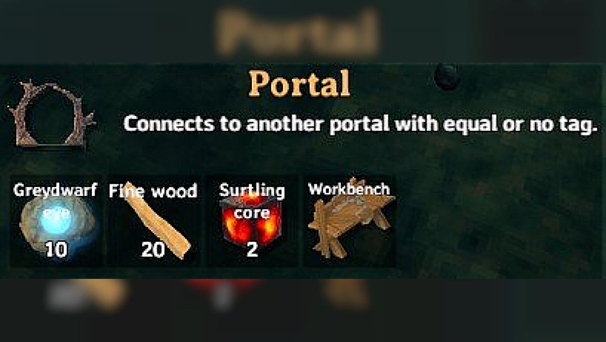 How to Create a Portal in Valheim Where to Find Greydwarf Eyes