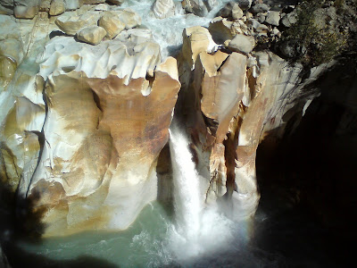 Magnificient Surya Kund waterfall at Gangotri