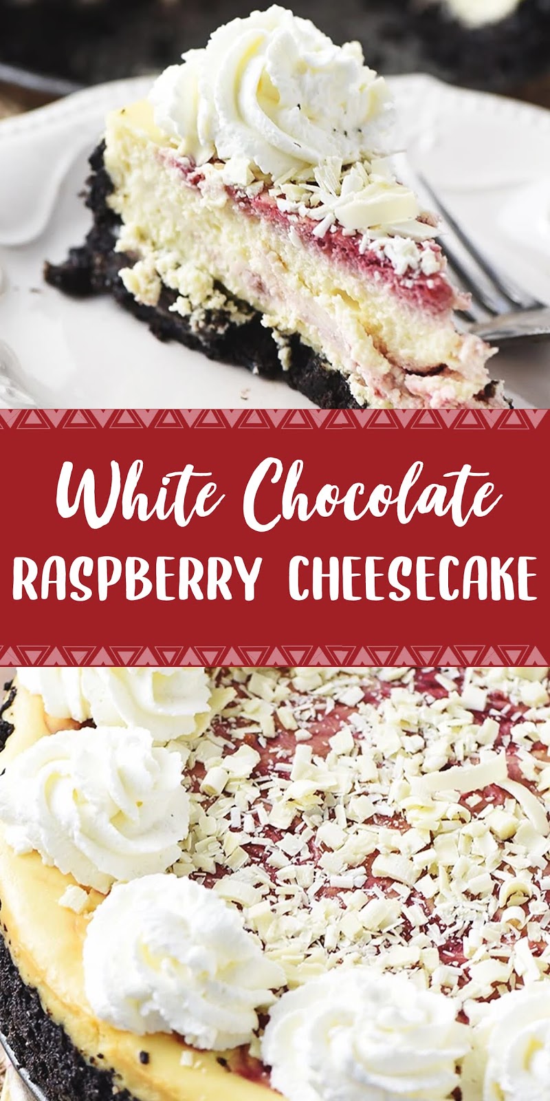 OLIVE GARDEN WHITE CHOCOLATE RASPBERRY CHEESECAKE 3 SECONDS