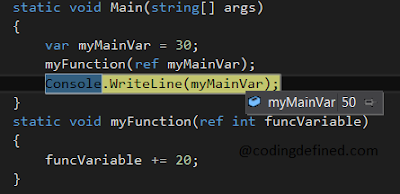 Little about Out and Ref Parameter in C# - Coding Defined