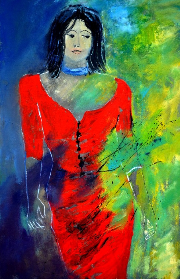 Pol Ledent. Современный художник-самоучка. Люди бельгийский художник, Pol Ledent