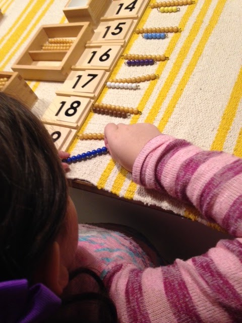 DIY Teens & Tens Boards, Montessori Math at Home - "Making Montessori Ours"