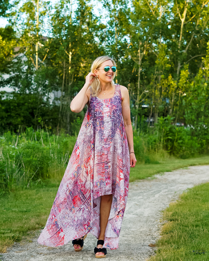 light and airy maxi dress