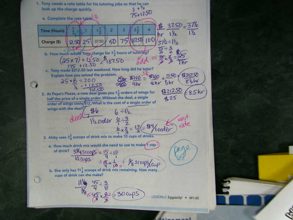 Math 7 with Mrs. VanDyke: September 2019