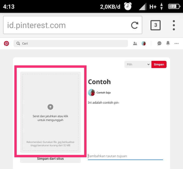 Trik Pinterest