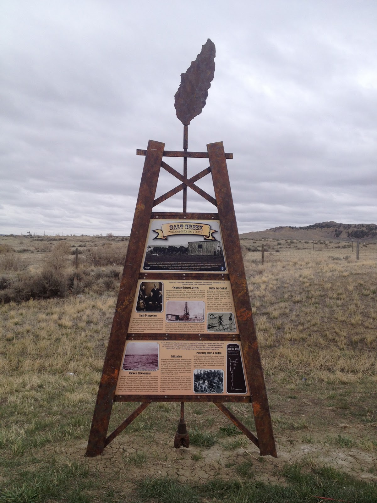 Some Gave All Salt Creek/Teapot Dome Historical Marker
