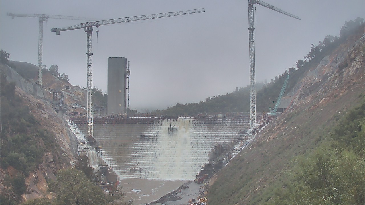 kae's bloodnut blog Cotter Dam, ACT, construction site live cam