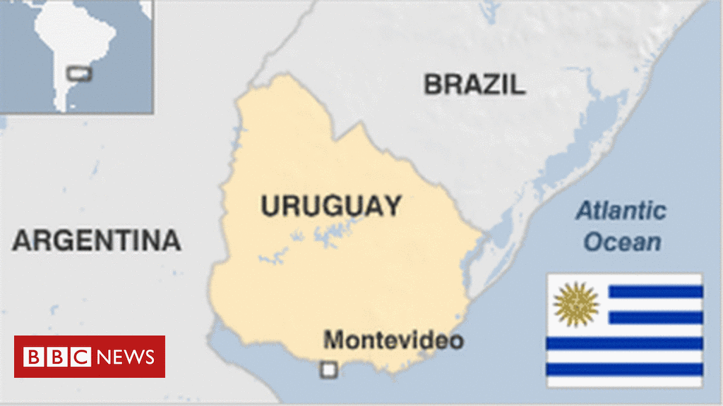 Монтевидео столица на карте. Уругвай на карте. Столица Уругвая на карте. Парагвай Уругвай Аргентина на карте.