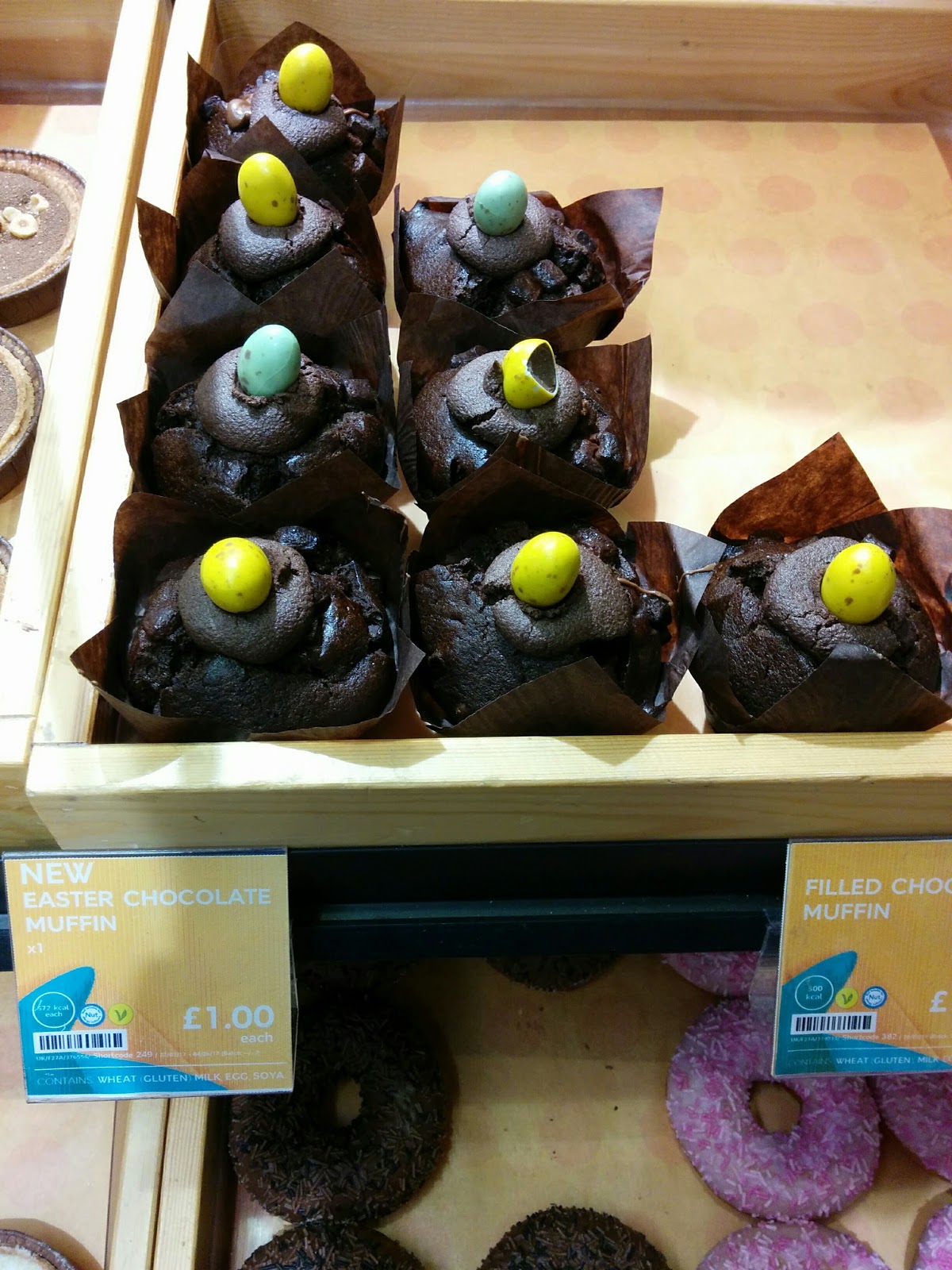 The Excited Eater Marks and Spencer Easter Chocolate Muffin