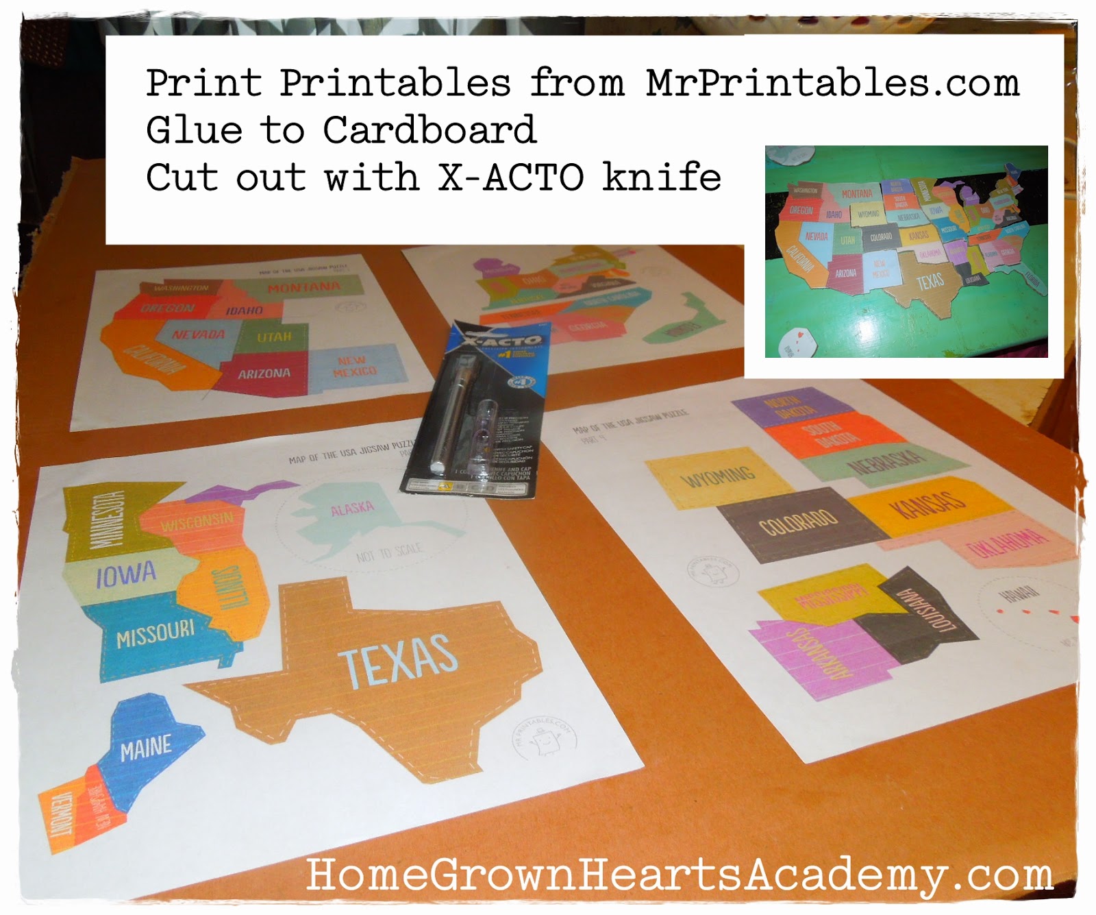Home Grown Hearts Academy Homeschool Blog 50 State Study FREE