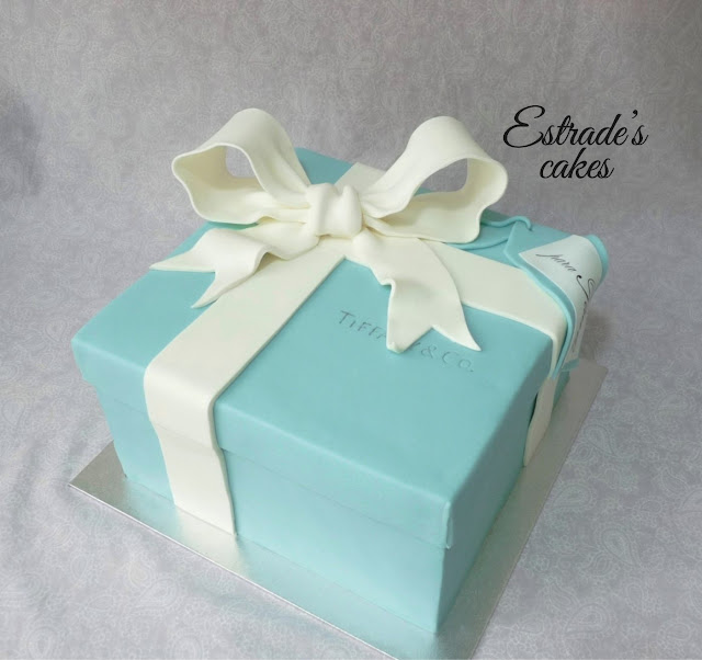 tarta caja de Tiffany 1