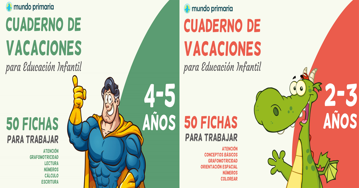 Cuadernos En Pdf Para Imprimir Y Repasar Con 50 Fichas De Trabajo