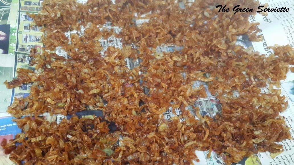 The Green Serviette Barista/Birista The deep fried onion topping!