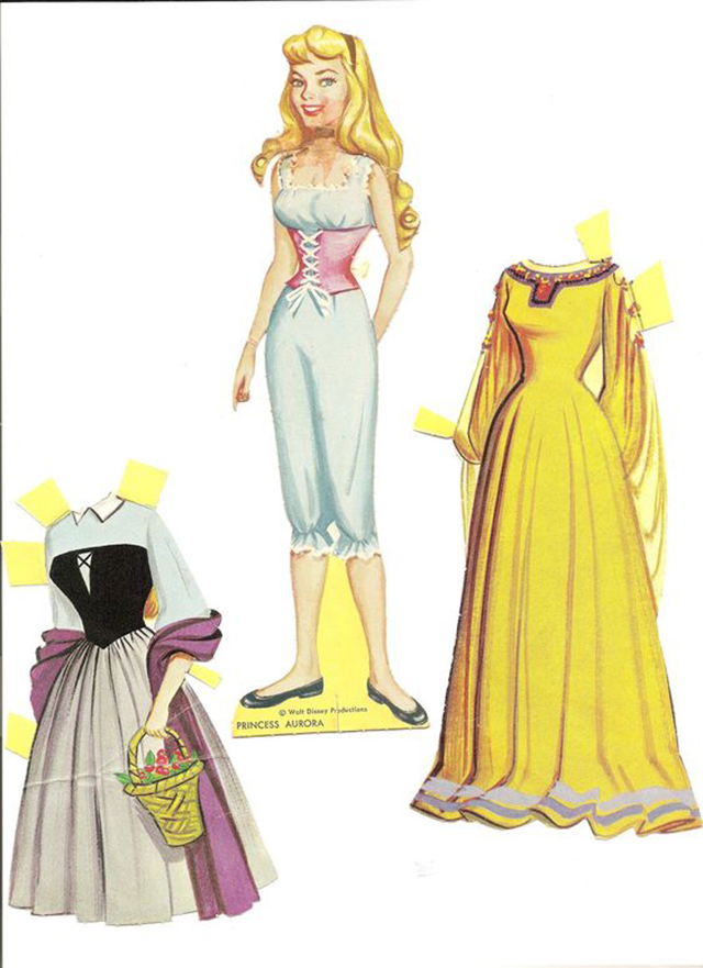 Disney Movie Princesses Princess Paper Dolls