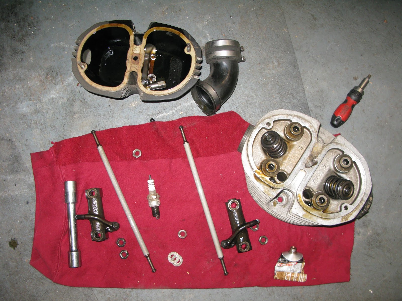 Red Devil Motors BMW airhead pushrod seal replacement