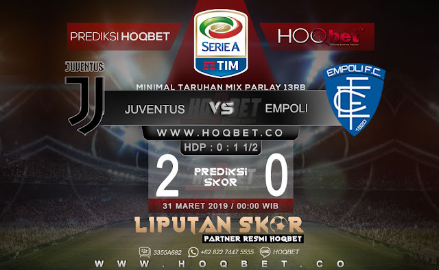 Prediksi Juventus vs Empoli 31 Maret 2019 http://www.liputanskor.com/