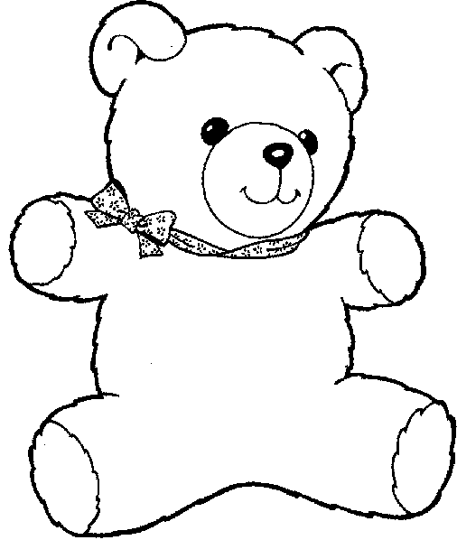 cute teddy bear coloring pages | Images Trends