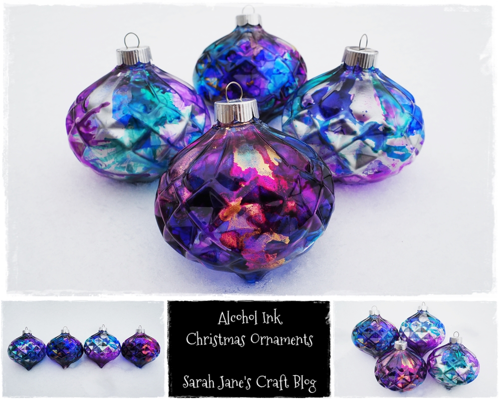 Resin Alcohol Ink Christmas Tree Ornaments DIY - Resin Crafts Blog