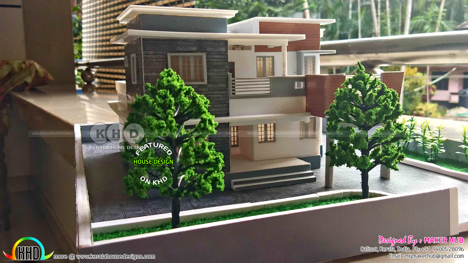 3D Printed house miniature models in Kerala Kerala Home Design and