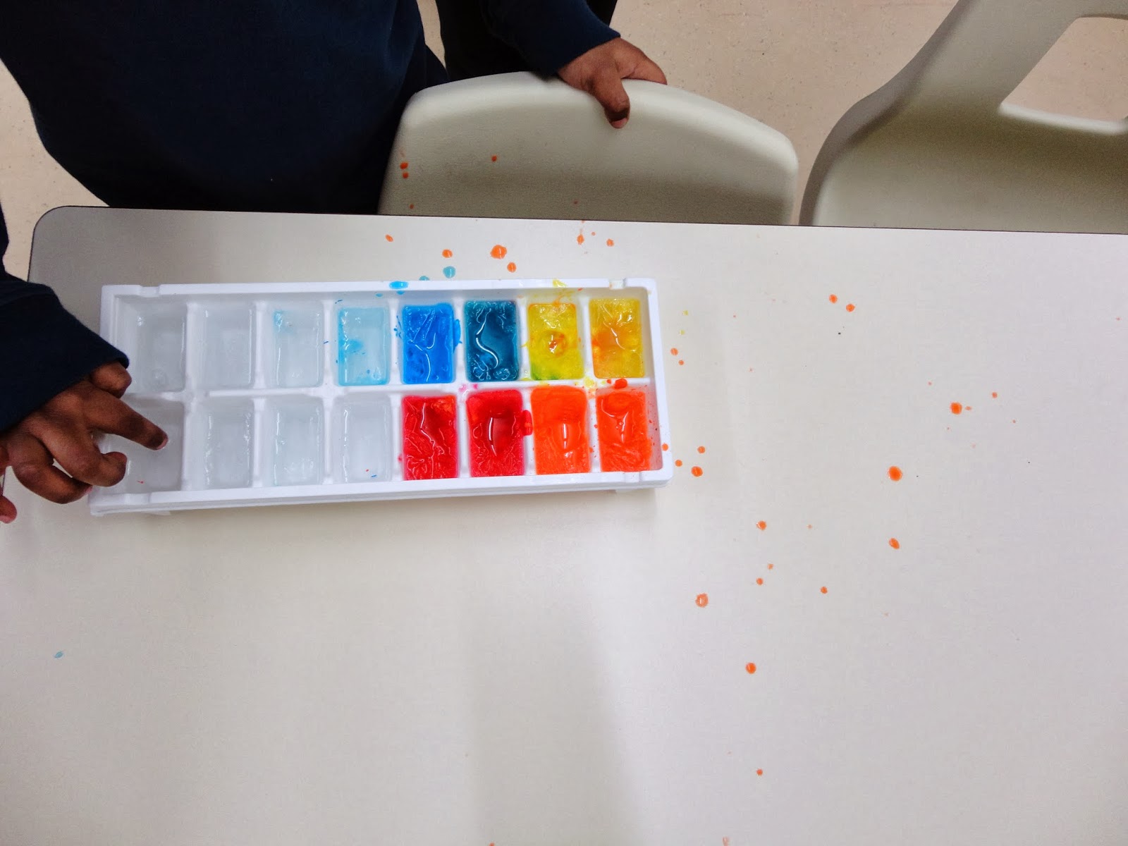 I LEARNED IT IN KINDERGARTEN! Melting Frozen Paint