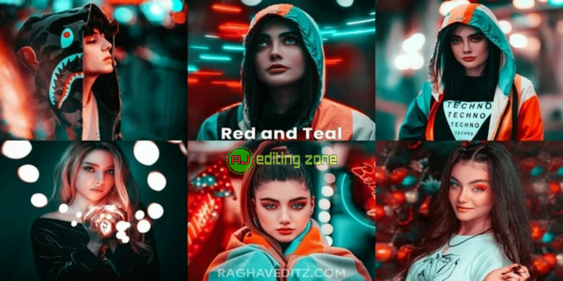 Red and Teal Lightroom Mobile Preset Free Download | New Lightroom Preset Download Free Preset | aj editing zone |