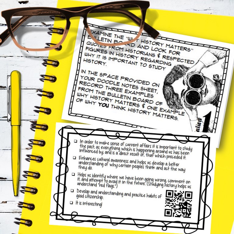 Why History Matters (How I teach the "why' and "how" of studying the past.)